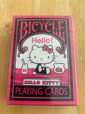 Bicycle x Hello Kitty Pink Playing Cards. Entire Deck. NWT